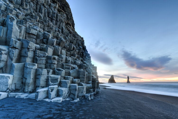 Reynisfjara is arguably the most beautiful beach in Iceland.