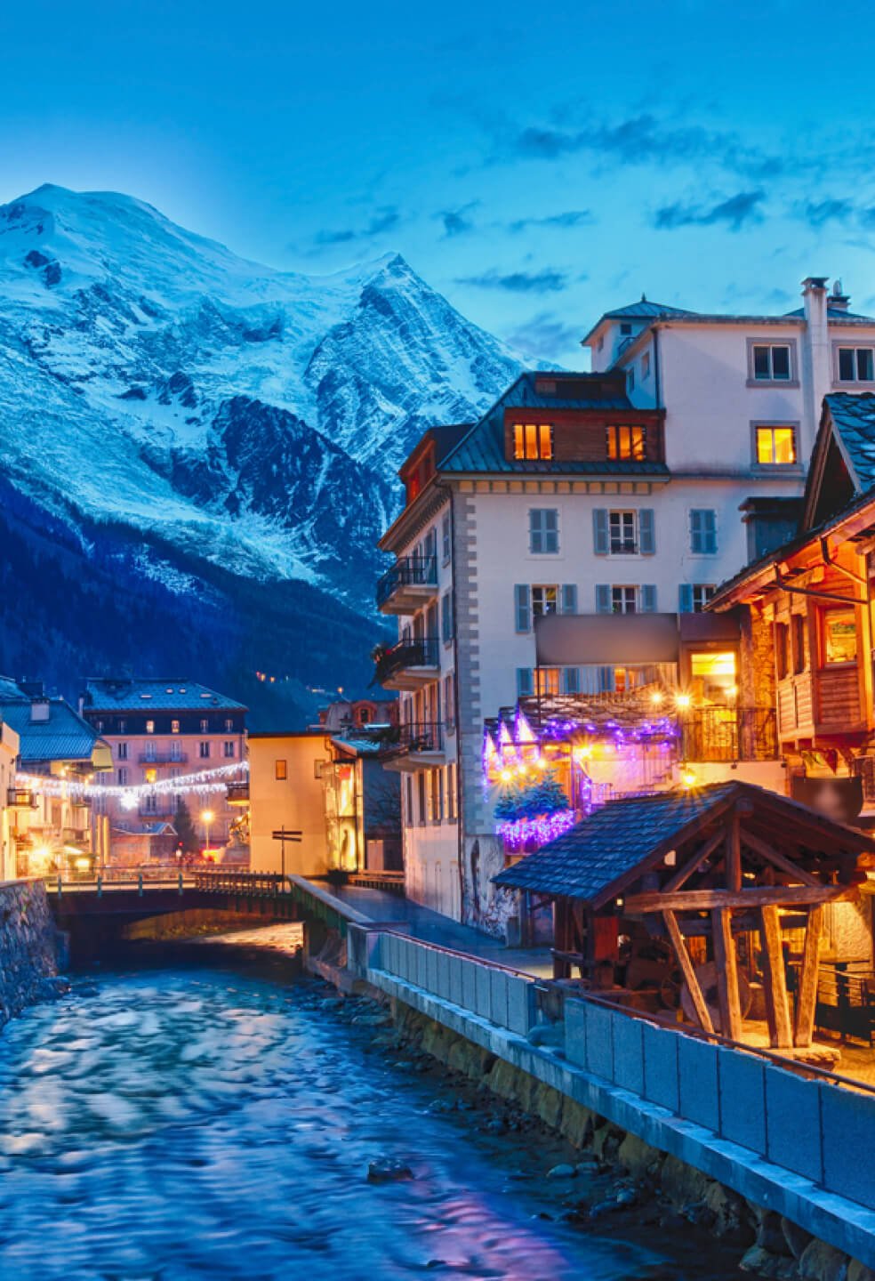 The nightlife in Chamonix is perfect for a company retreat.