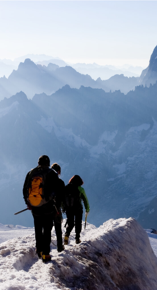 Glacier walking around the Chamonix area is simply an epic experience.