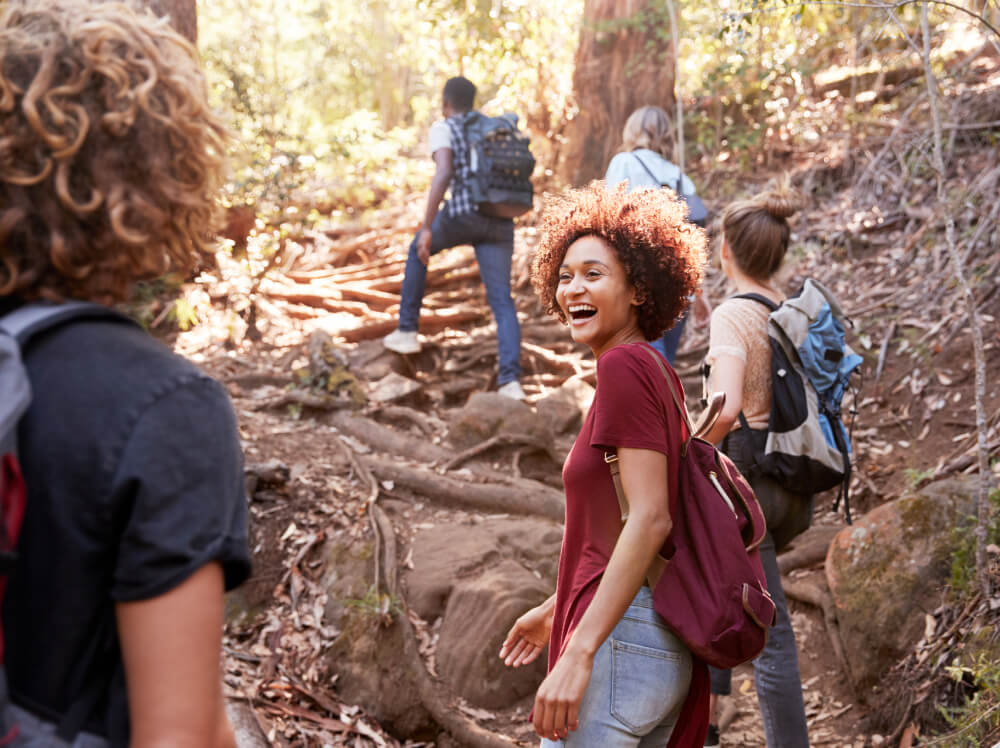 Hiking is an extra fun activity that you can do on a company retreat.