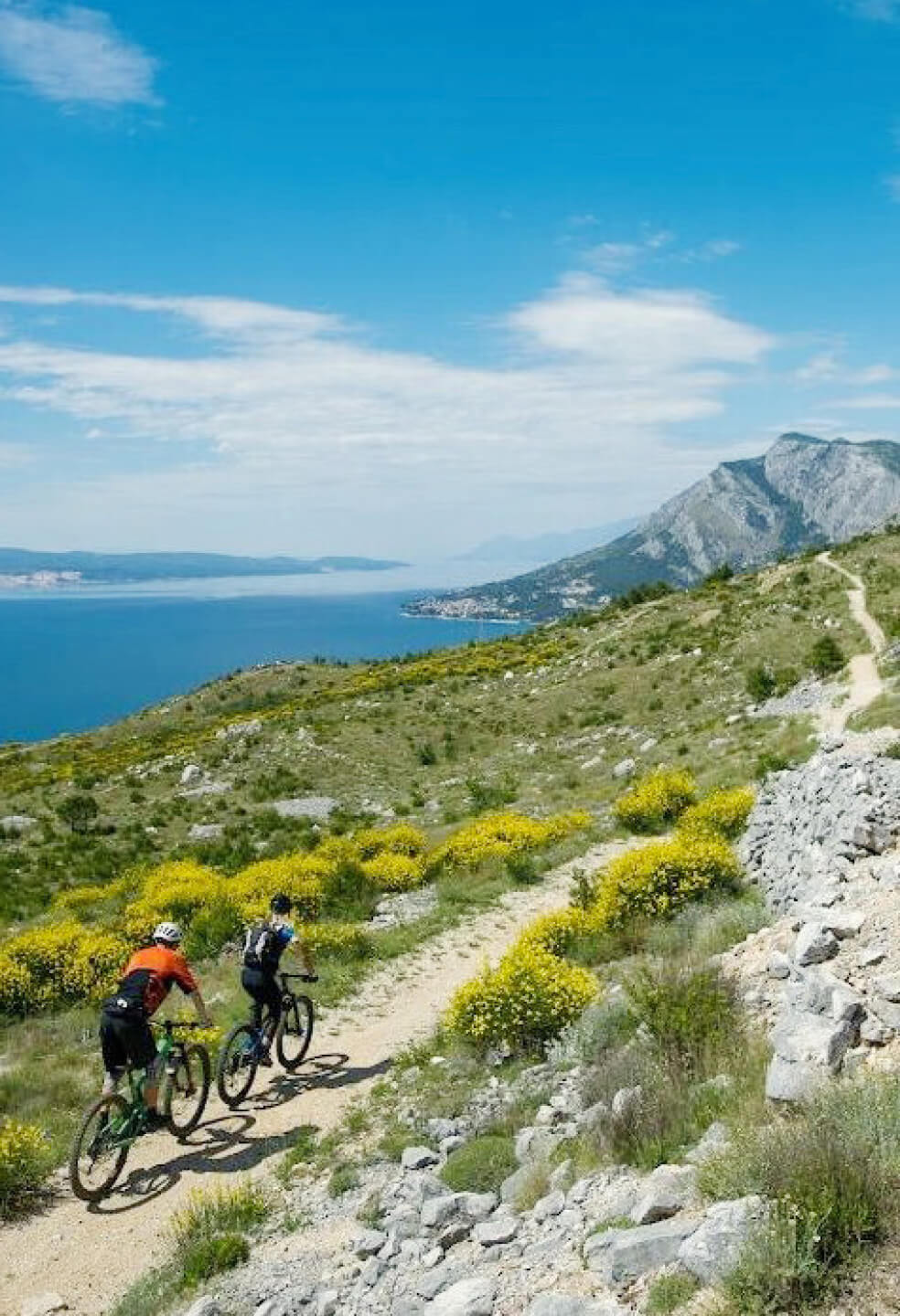 Mountain biking along the Croatian coast is an experience like no other, with jaw-dropping landscapes along each route.