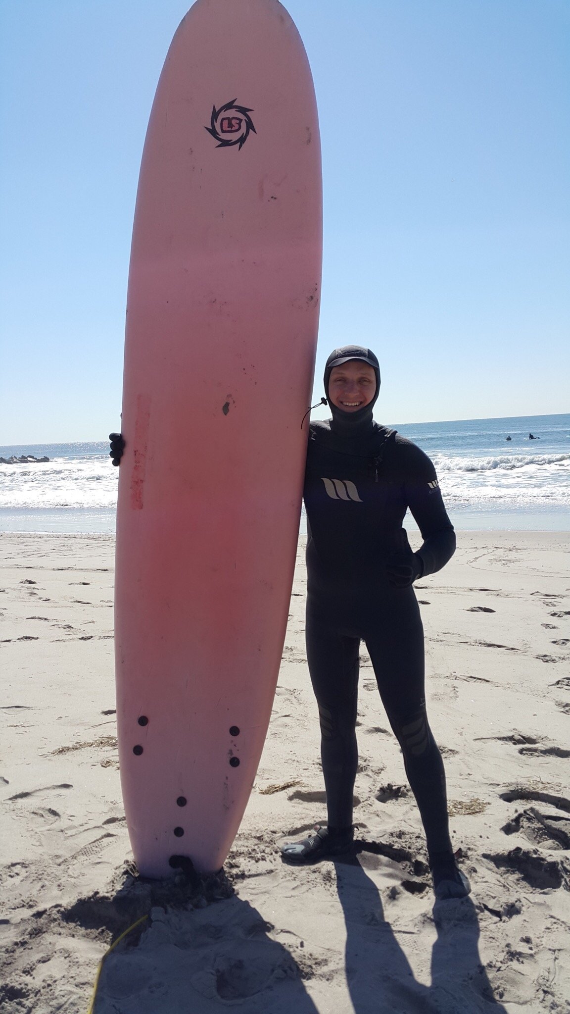 Perica, our loveable, if a bit goofy surfer