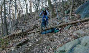 Mountain biking in Highbridge Park