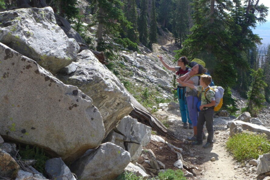 The best part of conquering the mountain was enjoying the hike on the way down.