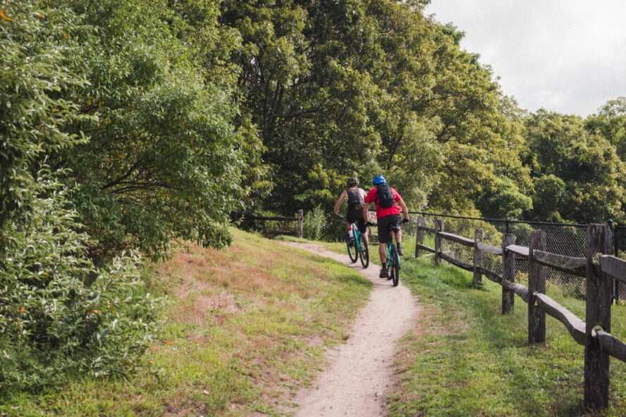 Mountain Biking Glacier Ridge Long Island 57hours