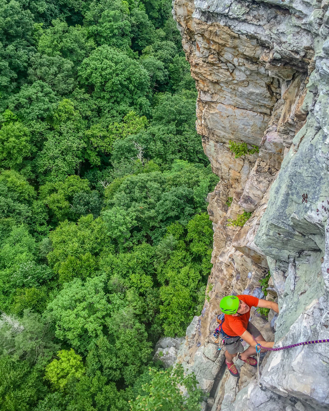 wintergreen rock climbing class