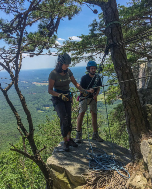 Rock Climbing in Pilot Mountain