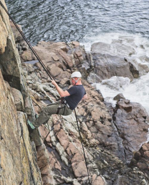 Rock Climbing in Acadia National Park