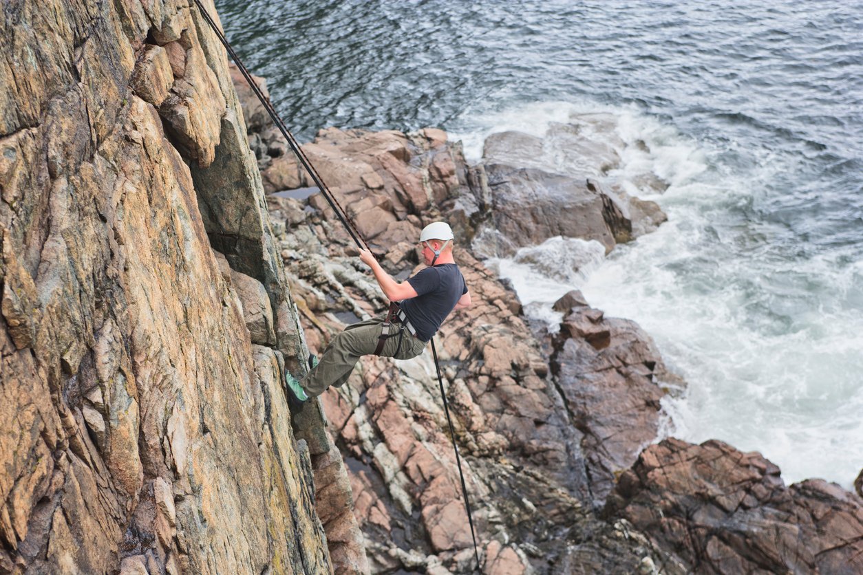 Guided Rock Climbing in Acadia National Park