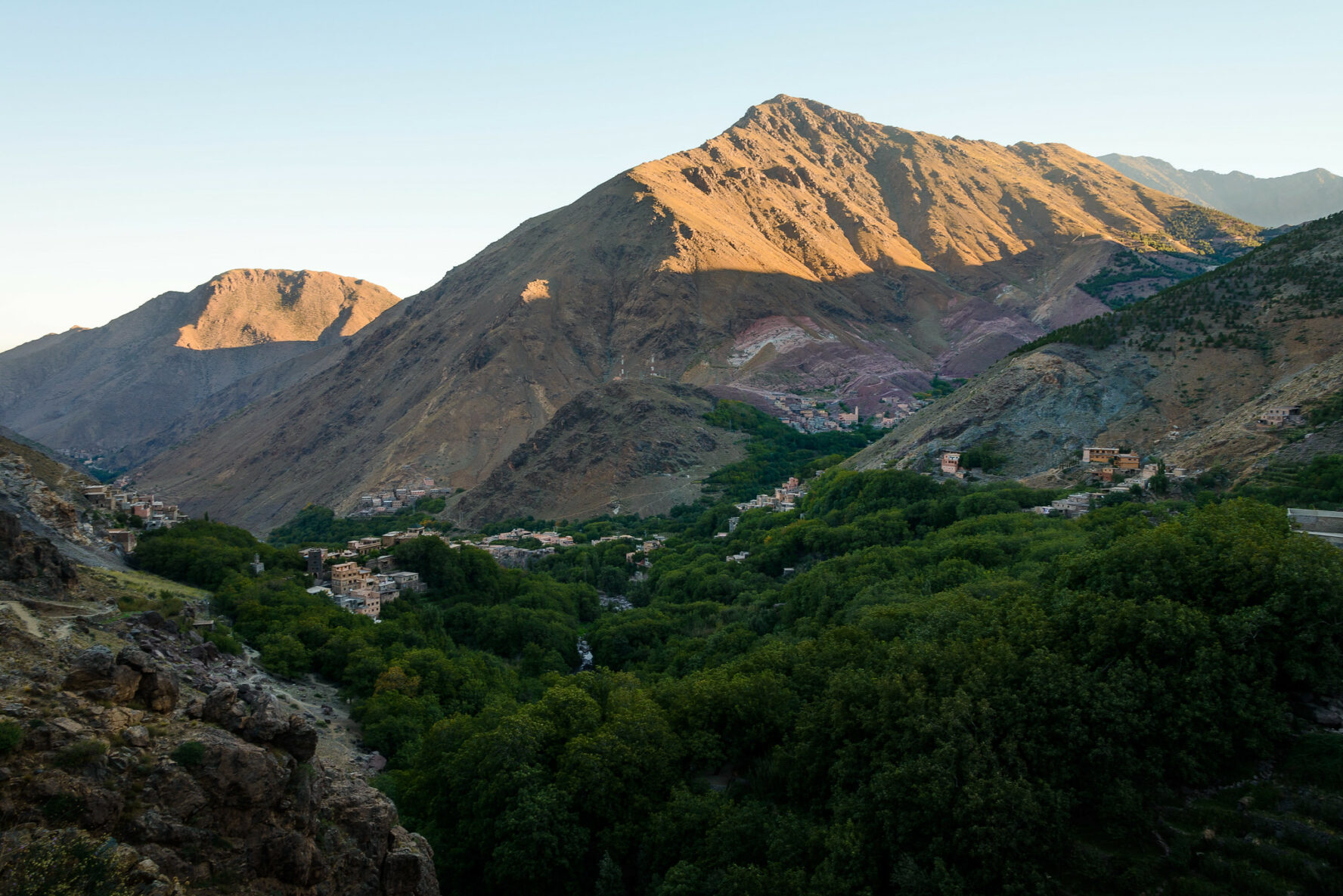 A sunrise in Imlil, Morocco