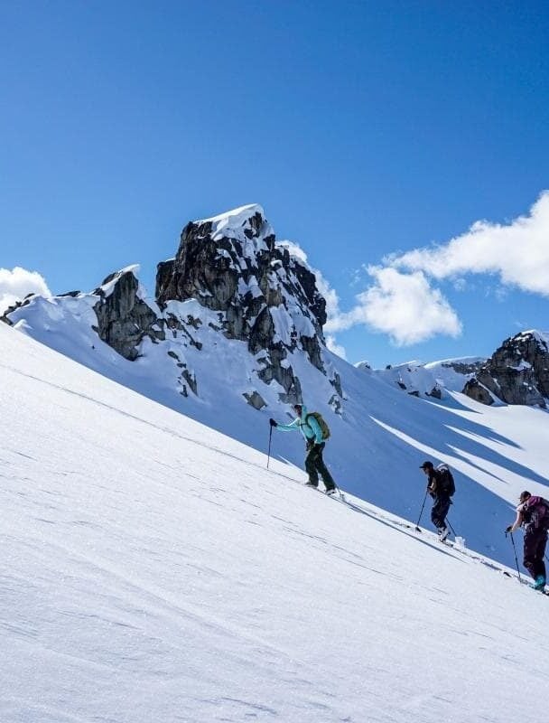Backcountry Skiing at the Journeyman Lodge