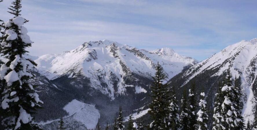 Duffey Lake Road Mountain shot, definitely skiable