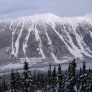 Spotting skiable lines off of Duffey Lake Road