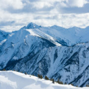 Beautiful skiing terrain