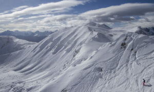 Amazing skiing at Lake Louise