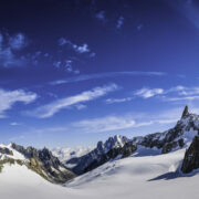 Courmayeur snowy mountain vista