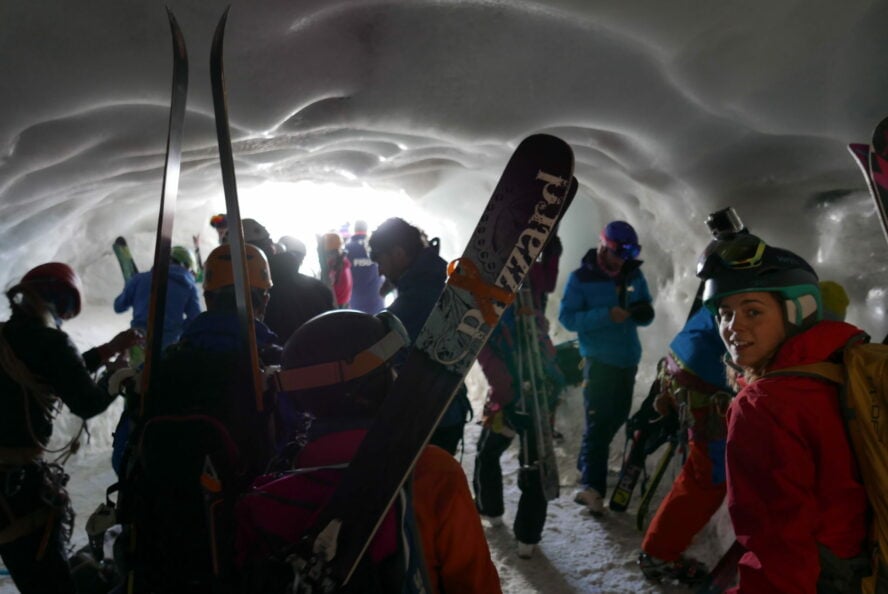 Ice cave in Cham