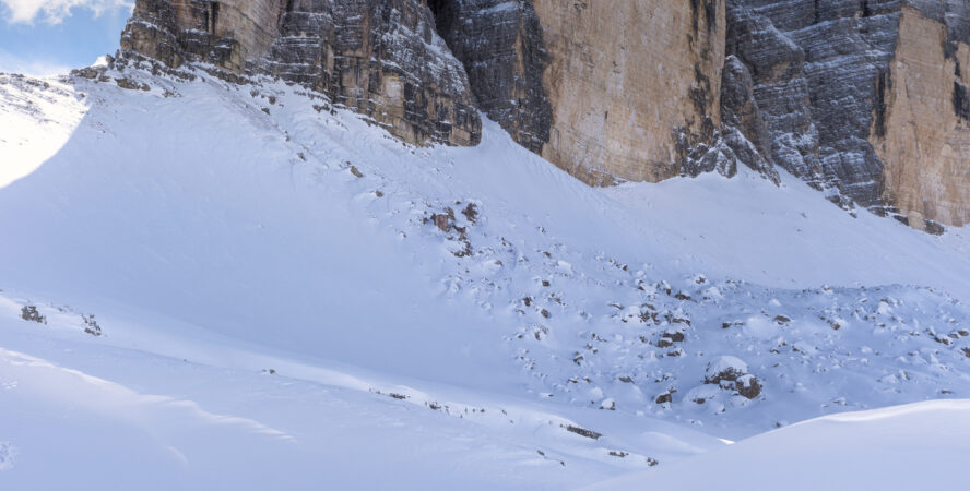 Ski touring in the Dolomites