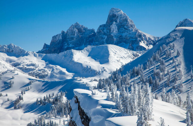 Tetons in winter