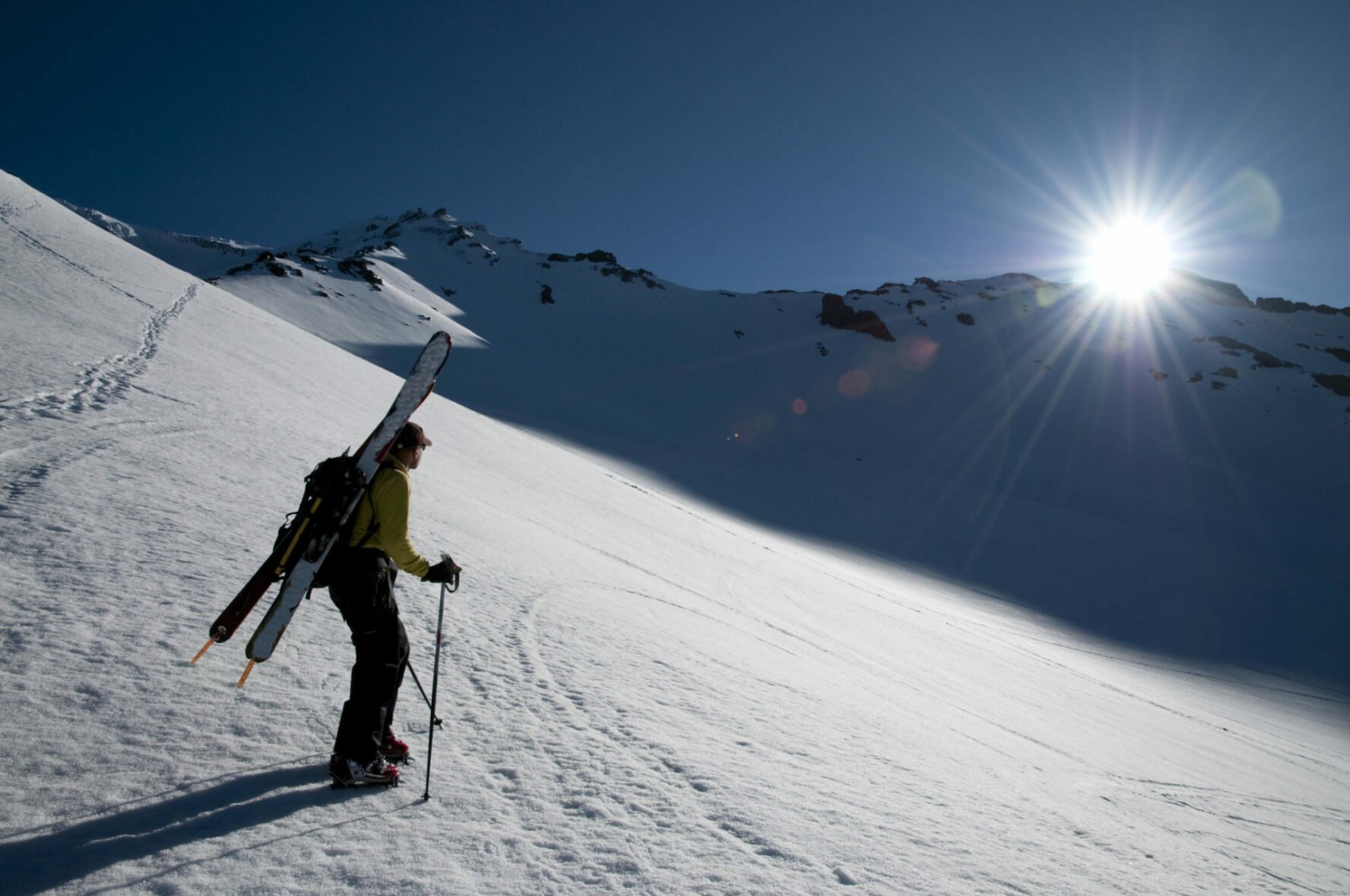 Backcountry Skiing Mount Shasta with a Guide