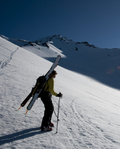 Backcountry Skiing Mount Shasta with a Guide