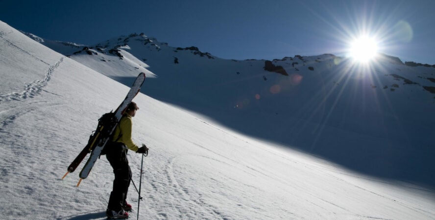 Backcountry Skiing Mount Shasta with a Guide