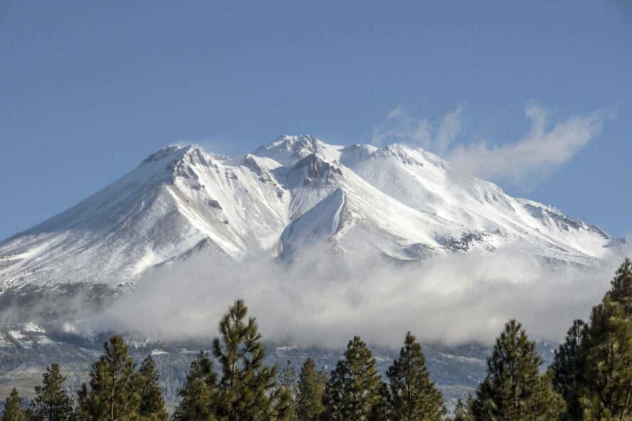 Mount Shasta backcountry skiing