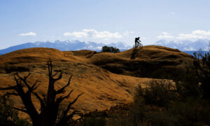 Mountain biking tracks in Moab