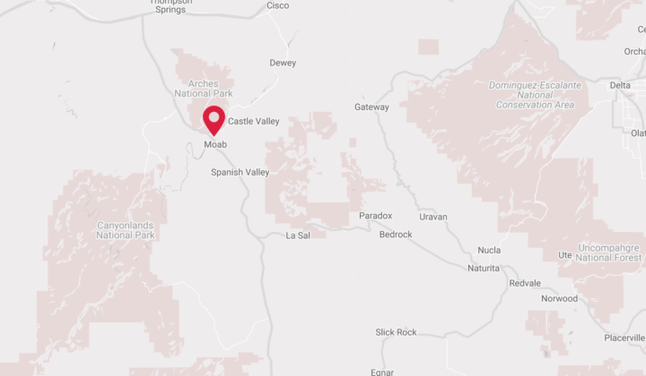 Moab area map