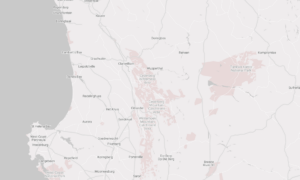 Map of Rocklands area