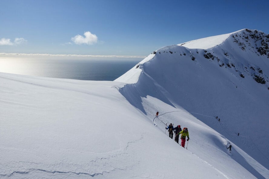 Svalbard skiing