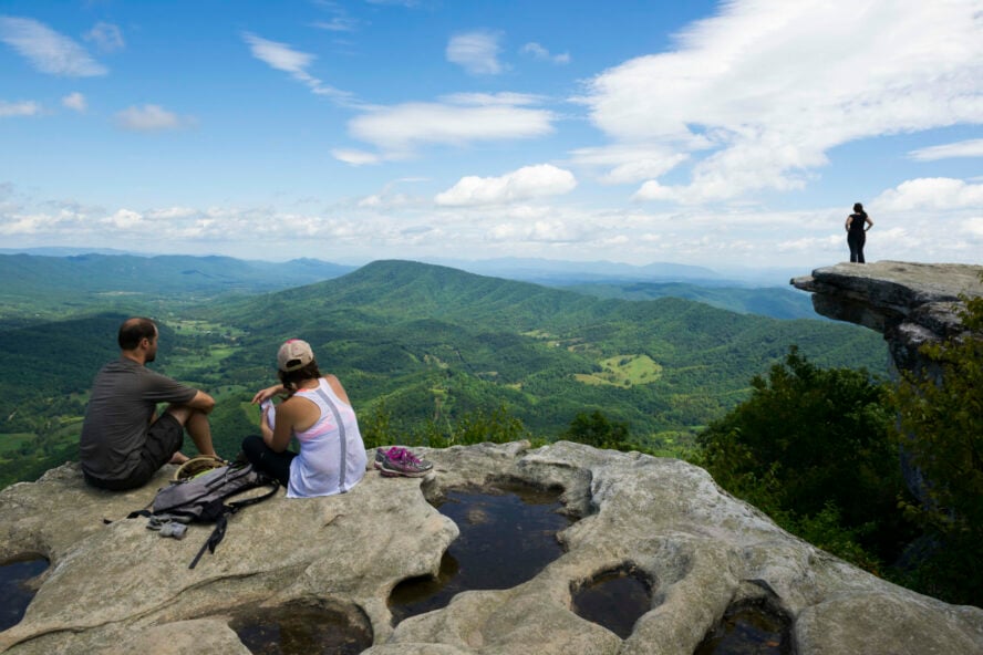 McAfee Knob hiking