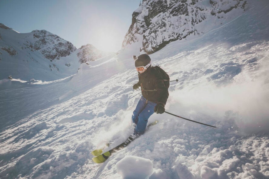 backcountry skiing in Whistler