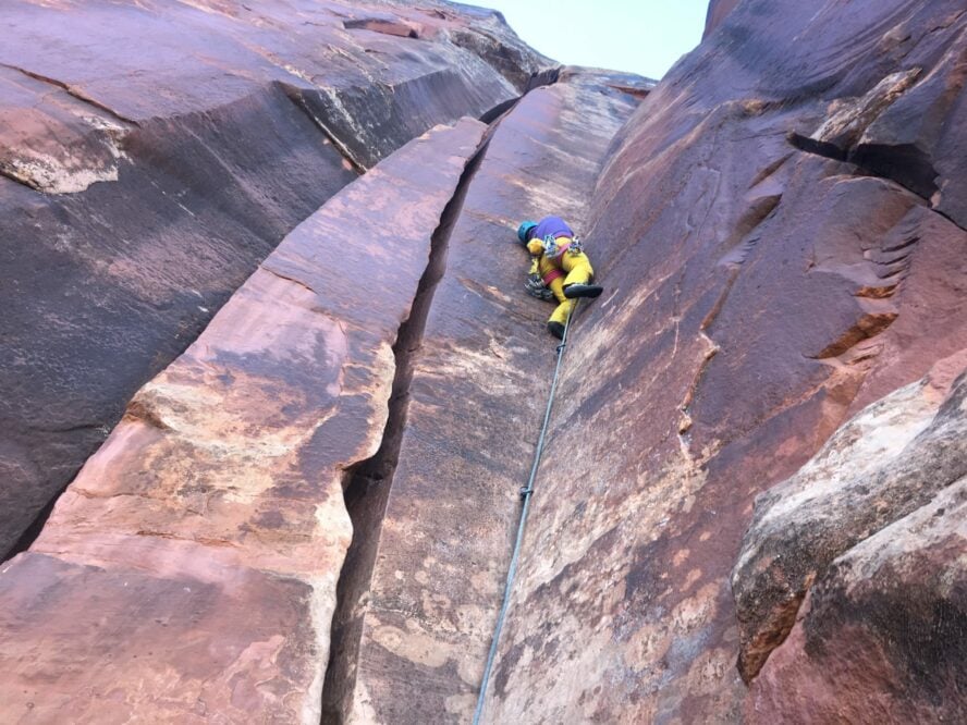 Indian Creek climbing