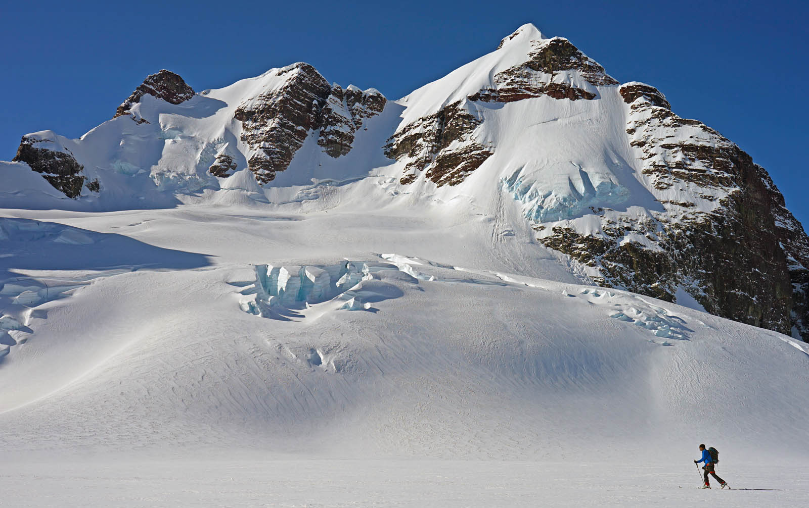 Backcountry Skiing at Burnie Glacier