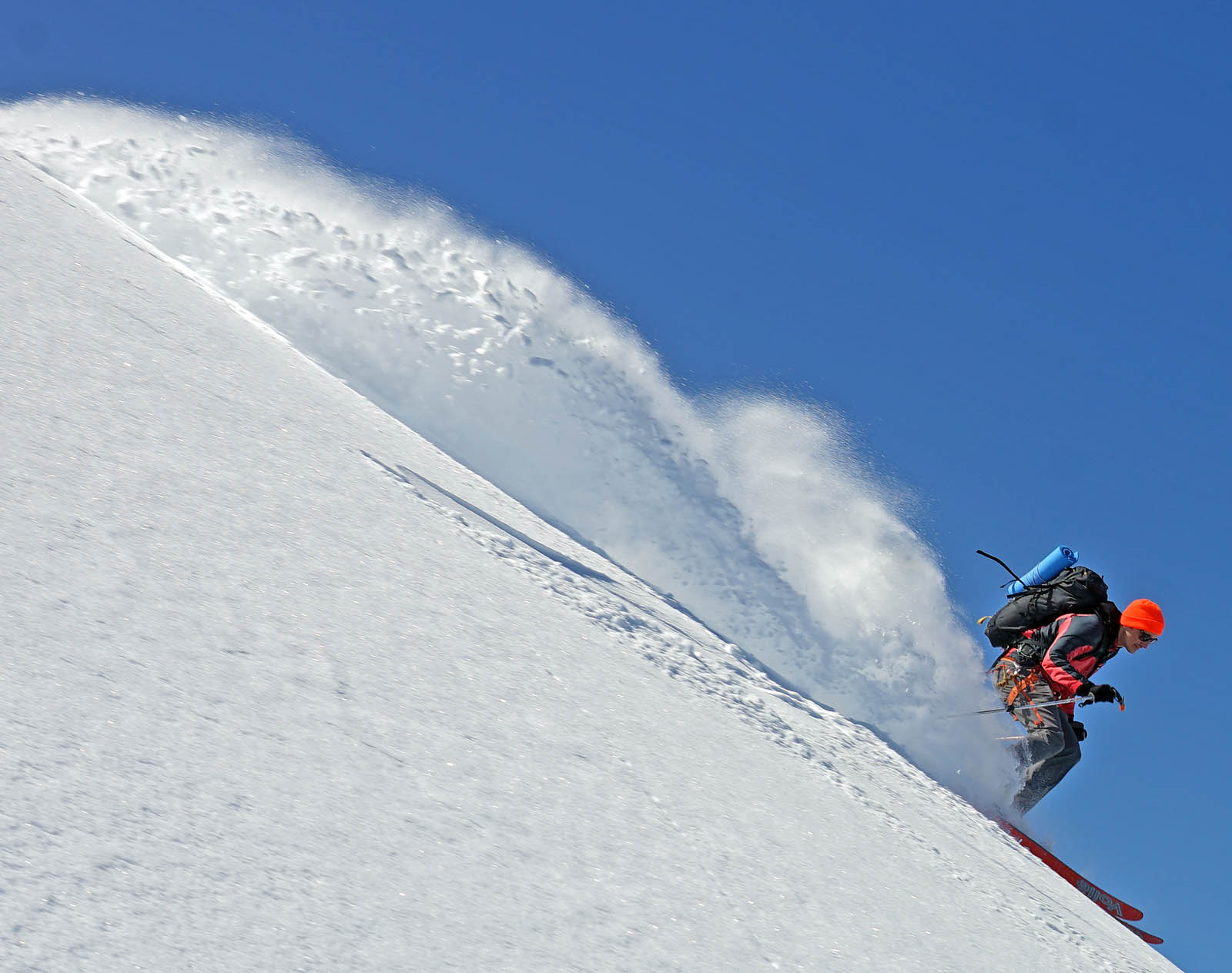 Backcountry Skiing At Burnie Glacier, Northern Bc 