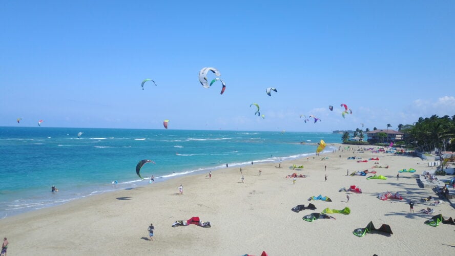 Kitesurfing in Dominican Republic