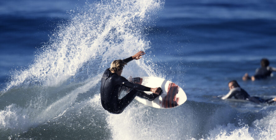 Malibu surfing