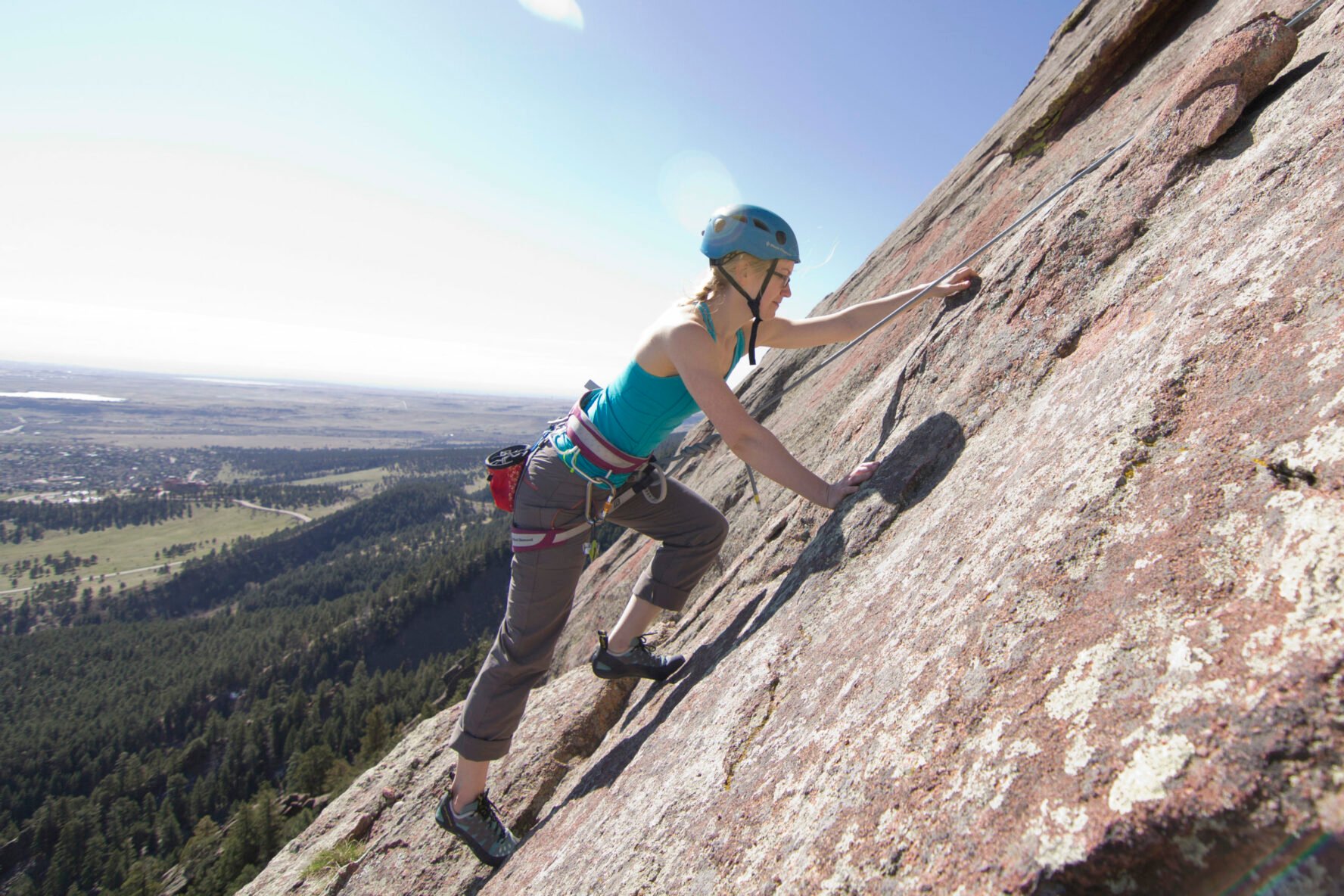 Rock Climbing the Flatirons