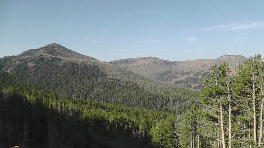 Dunraven Pass in Yellowstone National Park.