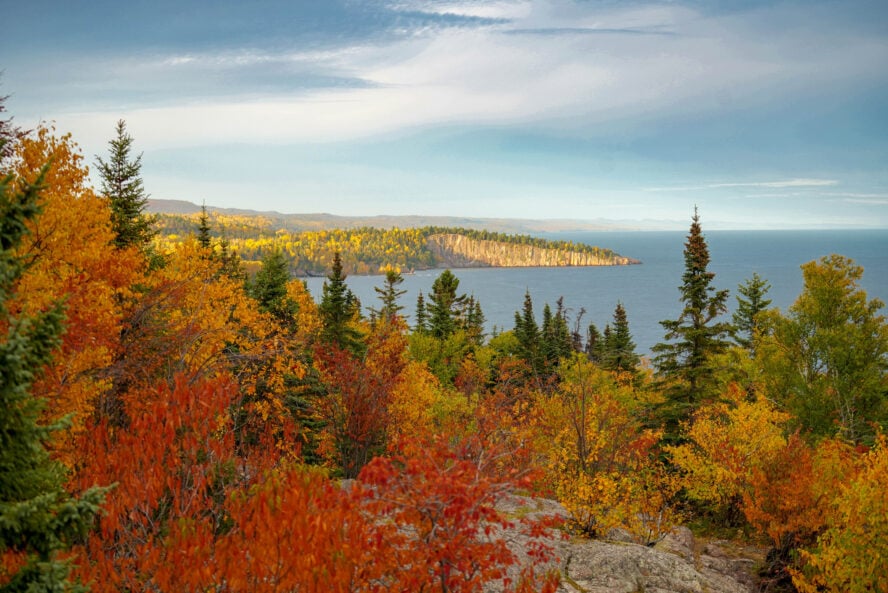 Palisade Head in Beaver Bay on the Superior Hiking Trail