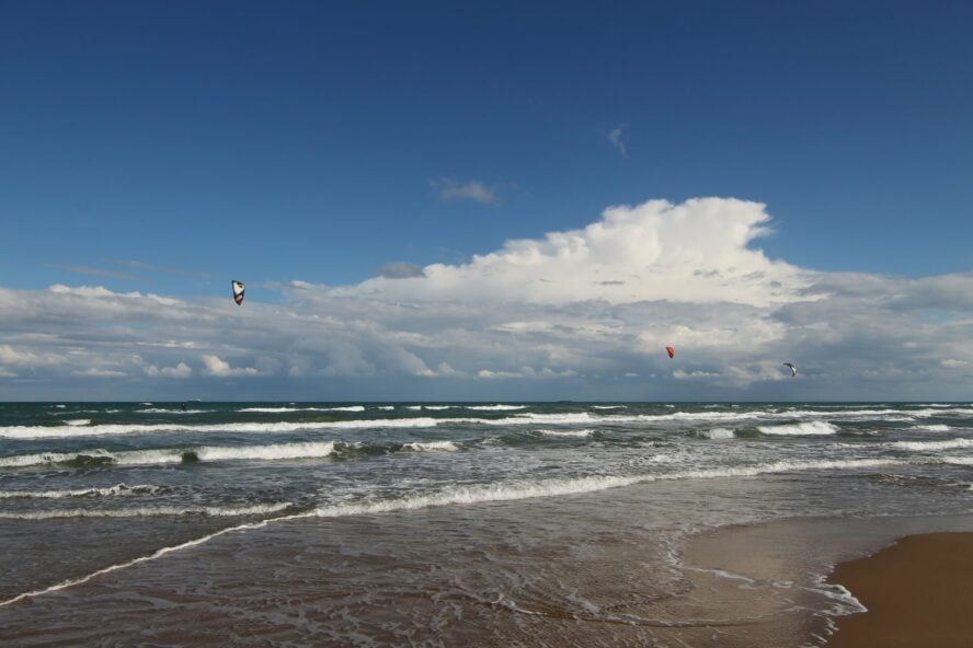 South Padre Island kiteboarding