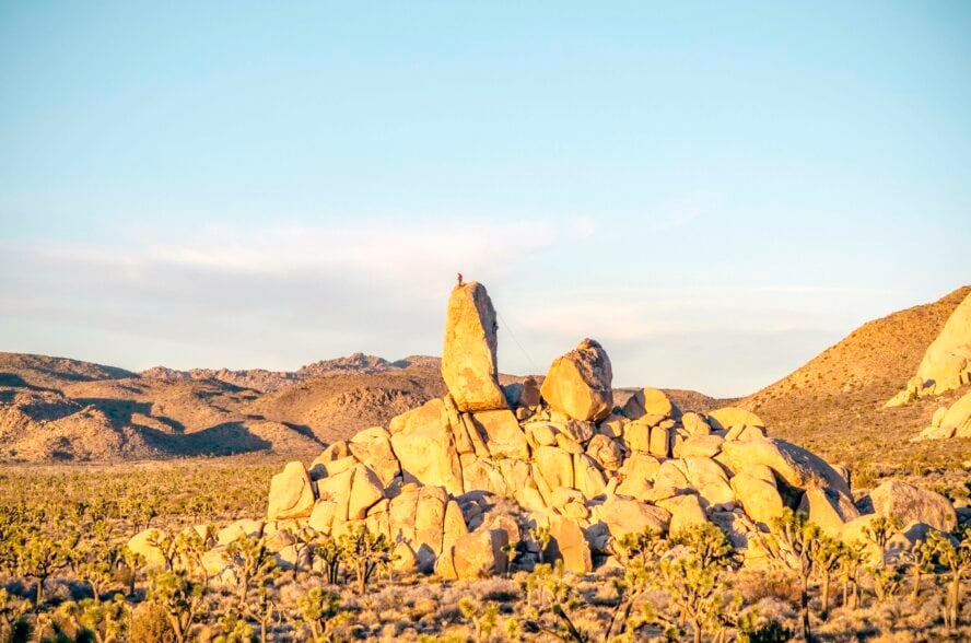 Headstone Rock in Joshua Tree