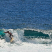 Surfing at Siargao.