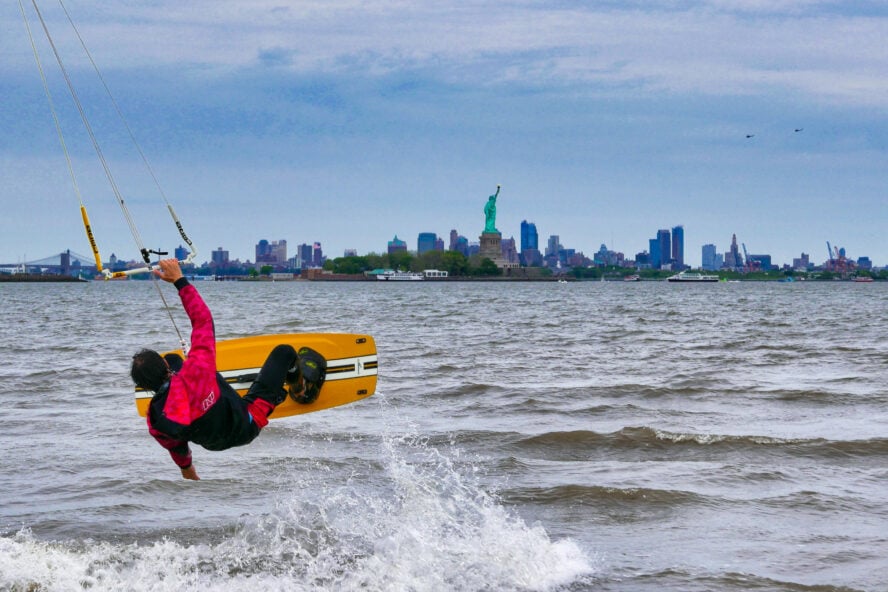 Kiteboarding in NYC