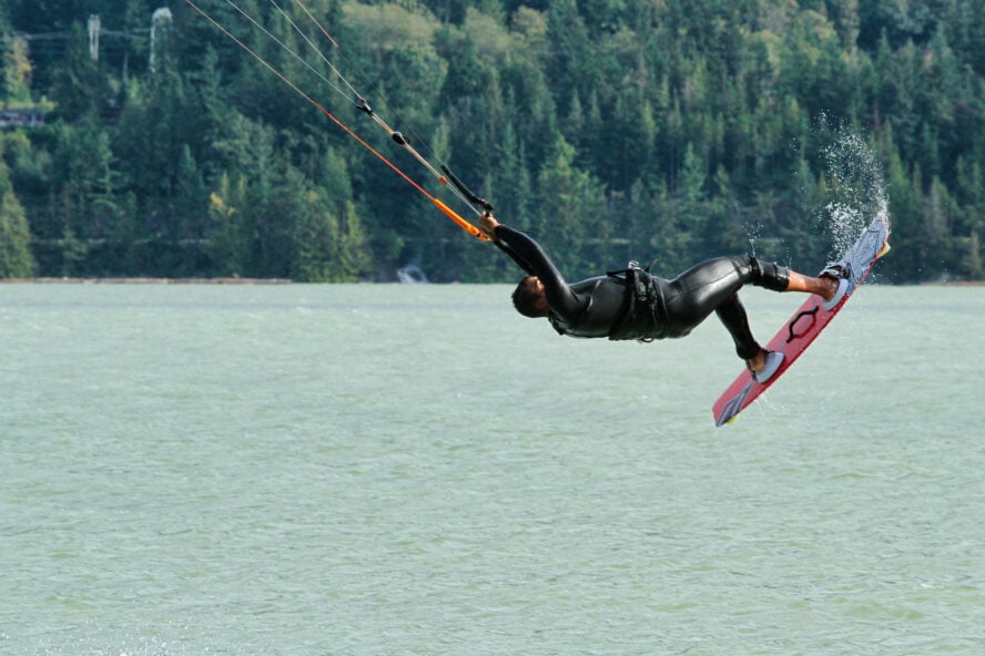 Squamish kiteboarder