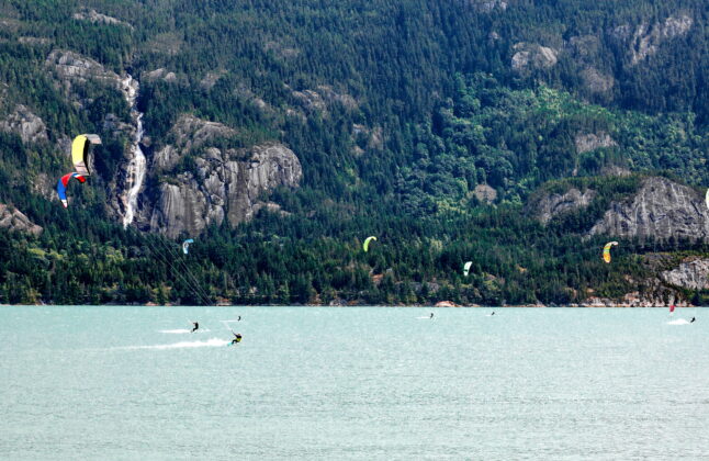 Squamish kiteboarding