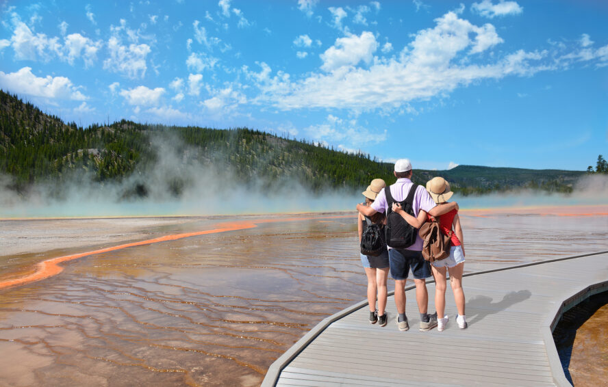 Yellowstone hiking