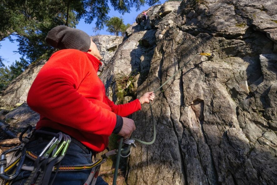 Climbing in Squamish