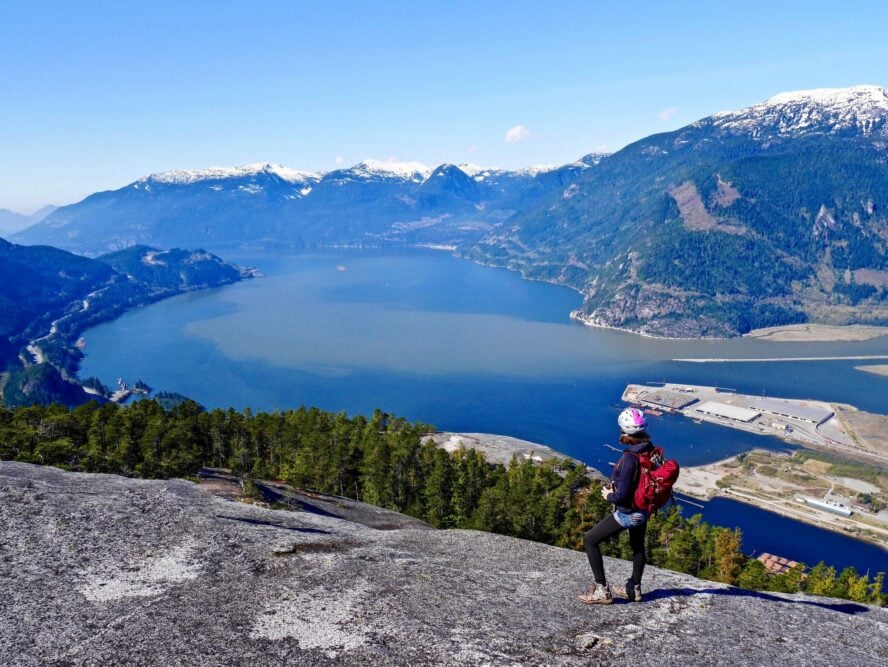 Squamish rock climbing